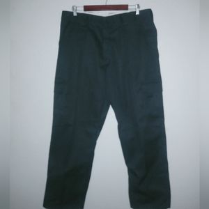 Dickies 38x32 Relaxed Straight Mens Cargo Black Pants Work